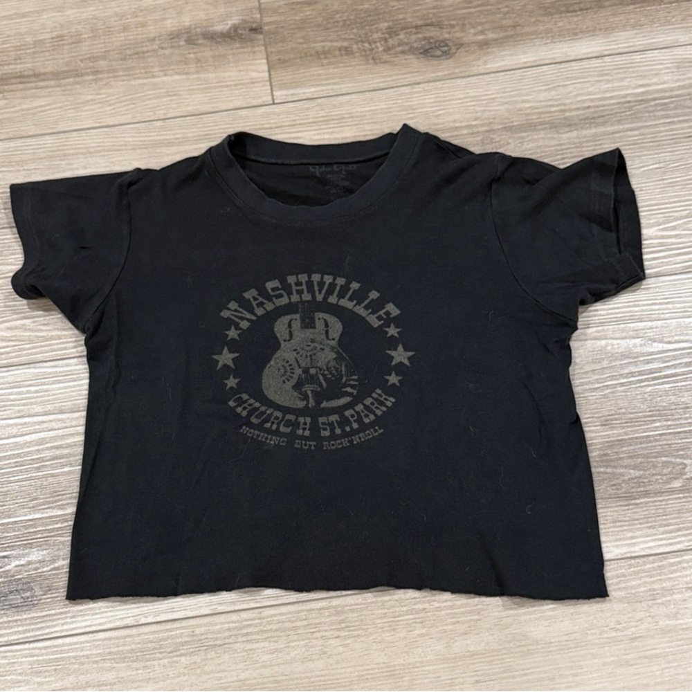 Brandy Melville Black Nashville tee
